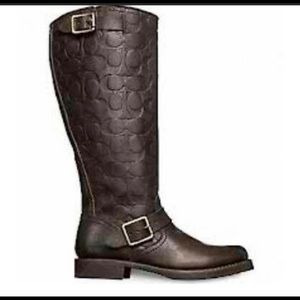 Coach/Frye Veronica boot.Dark Brown